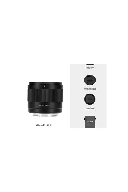 Viltrox AF 9mm F2.8 Air Auto Focus APS-C Para Sony E/ Fujifilm XF/ Nikon Z