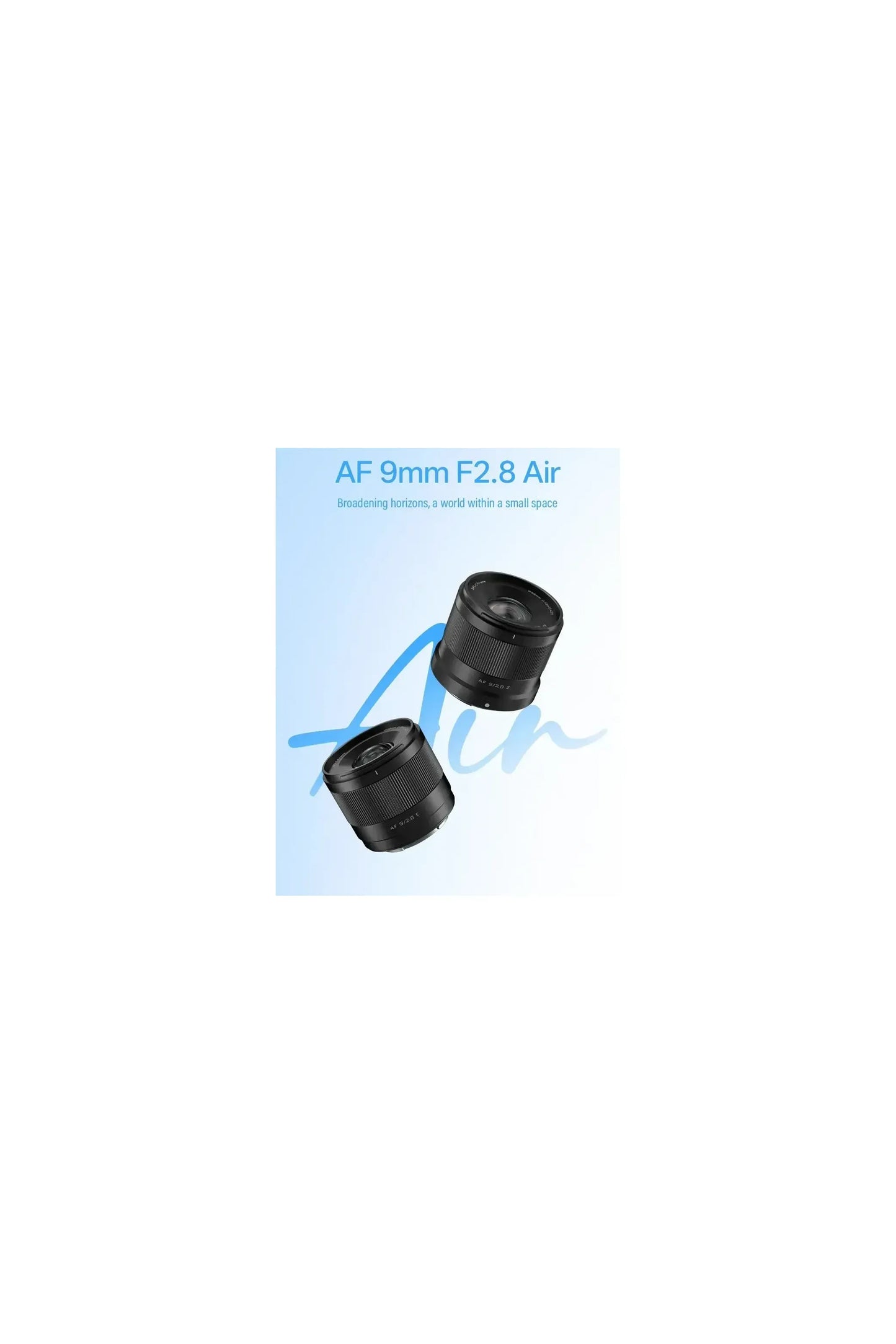 Viltrox AF 9mm F2.8 Air Auto Focus APS-C Para Sony E/ Fujifilm XF/ Nikon Z
