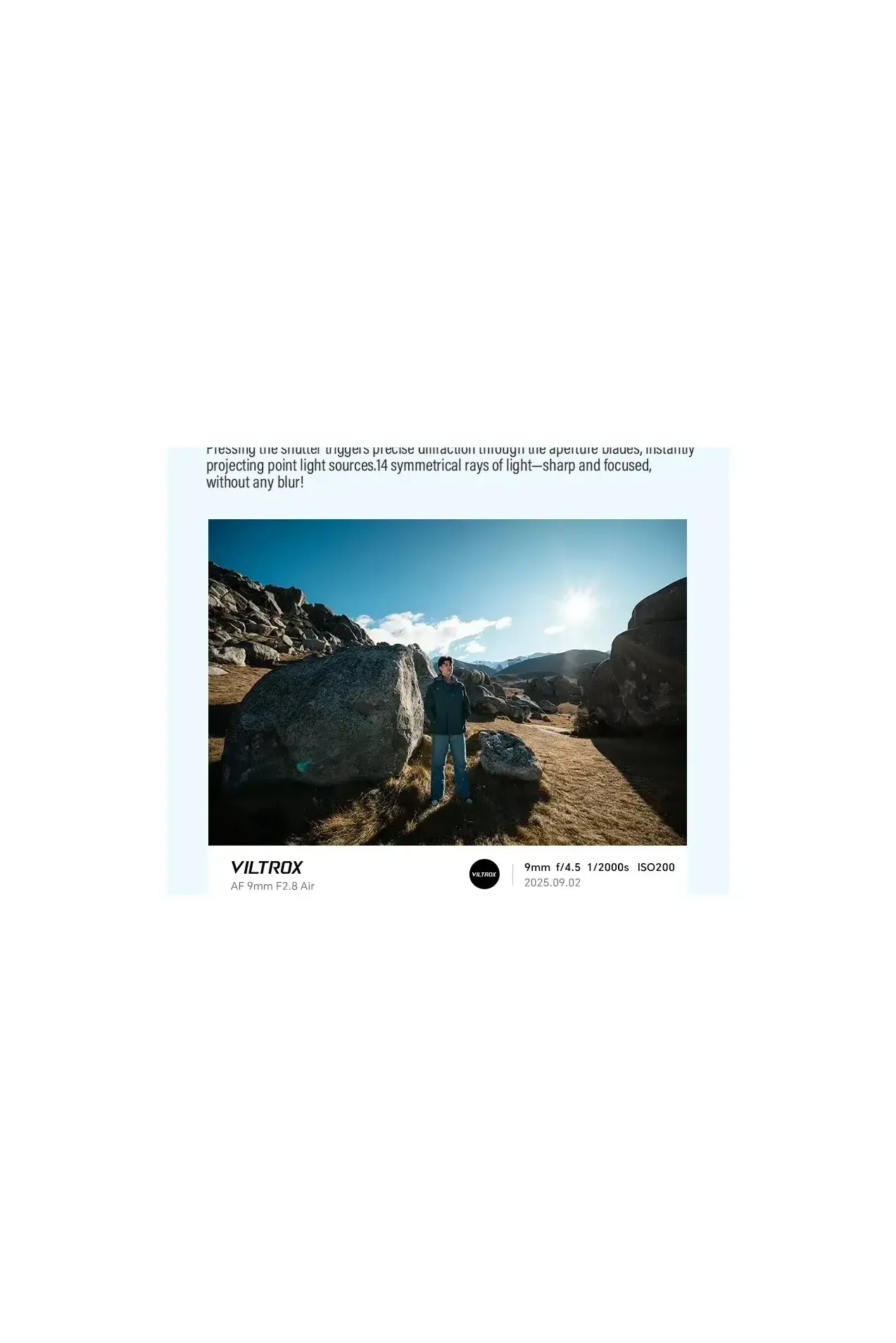 Viltrox AF 9mm F2.8 Air Auto Focus APS-C Para Sony E/ Fujifilm XF/ Nikon Z